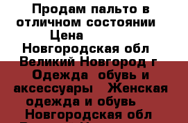 Продам пальто в отличном состоянии › Цена ­ 5 000 - Новгородская обл., Великий Новгород г. Одежда, обувь и аксессуары » Женская одежда и обувь   . Новгородская обл.,Великий Новгород г.